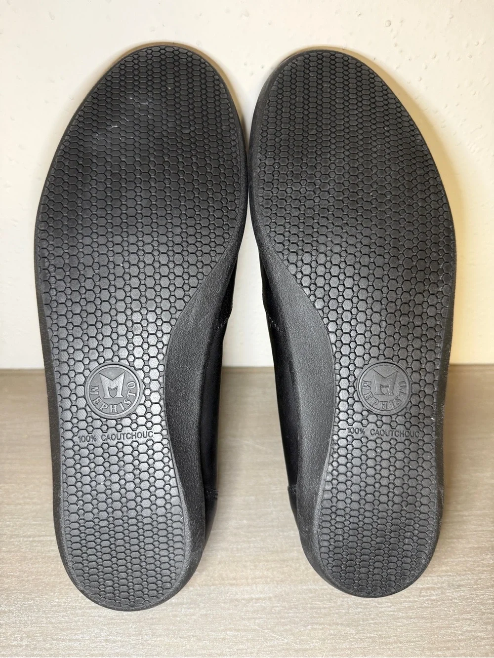 Mephisto Shoes Womens 7.5 Air Jet Slip On Flats Leather Classic Comfort Office